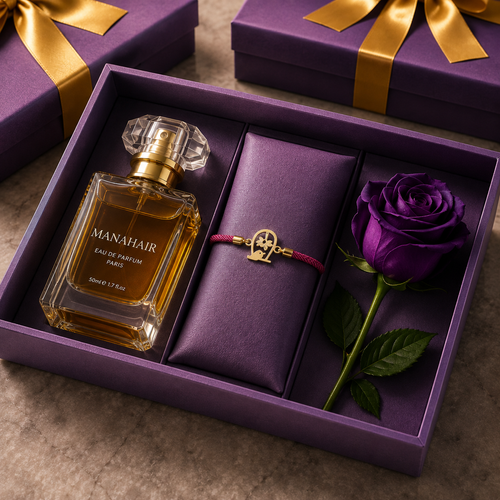 پک هدیه لوکس طلای مانا طرح پرنده و قفس 0.190 گرمی